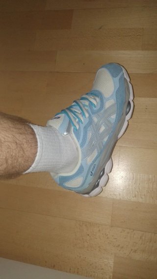 Asics NYC Azul y Blanco