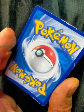 Carta Charizard pintada a mano
