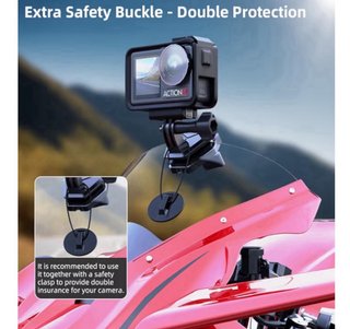 Soporte Aluminio GoPro Parabrisas Moto