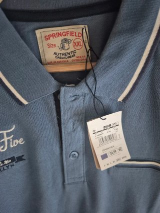 Camiseta Polo Springfield Talla XXL