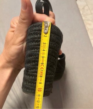 Sandali zeppa Calvin Klein Jeans neri