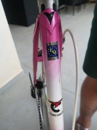 Bicicleta de carretera Concorde rosa