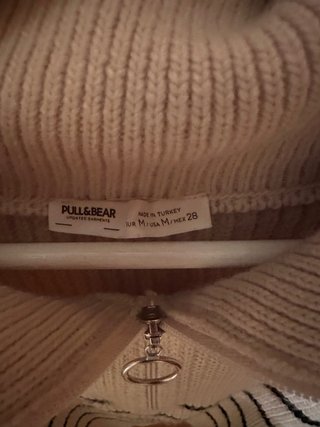 Jersey Pull&Bear rayas beige y negro