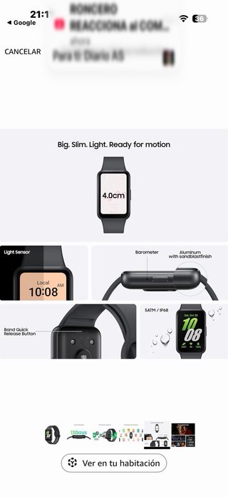 Samsung Galaxy Fit3 Negro