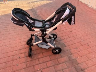 Passeggino doppio per bambole