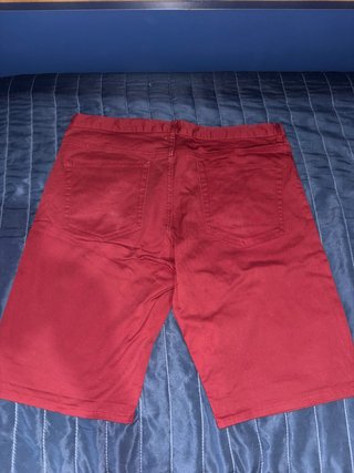 Bermuda rossa uomo