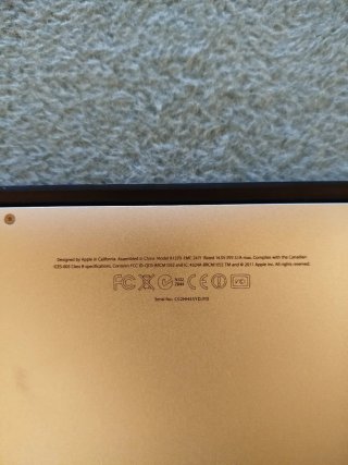 MacBook Air Intel Core i5 4GB RAM 128GB SSD