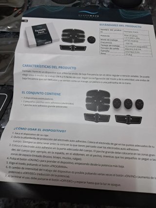 FormaticForm Electroestimulador Muscular EMS