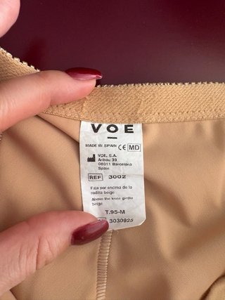 Faja postoperatoria VOE Talla M Beige