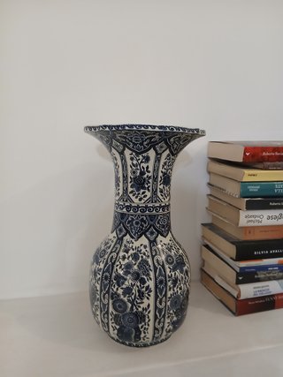 Vaso Boch Delft alto 35 cm ceramica