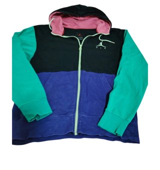 Chaqueta Jordan Air con cremallera multicolor
