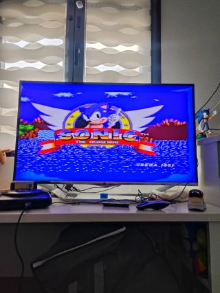 Sega Mega Drive con 6 juegos
