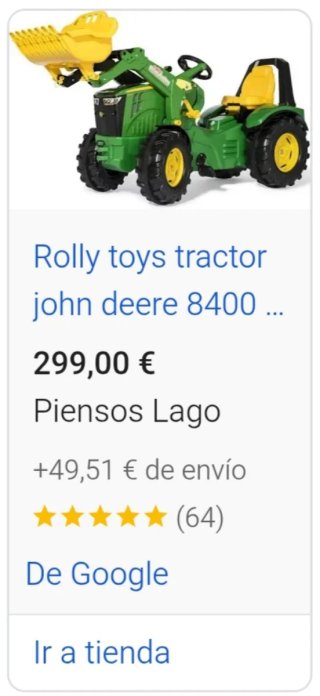Tractor John Deere 8400 a pedales + remolques