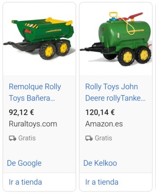 Tractor John Deere 8400 a pedales + remolques