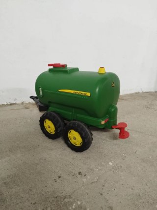 Tractor John Deere 8400 a pedales + remolques