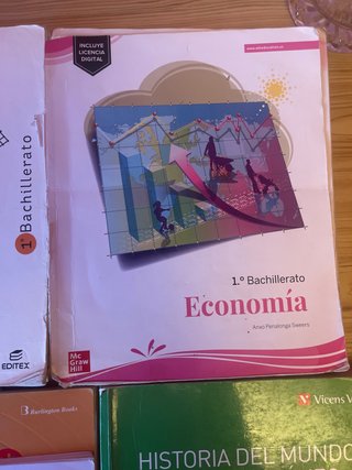 LIBROS 1* BACHILLERATO MIXTO IES ENRIQUE NIETO
