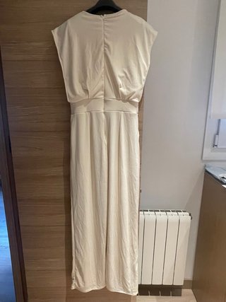 Mono elegante beige/blanco