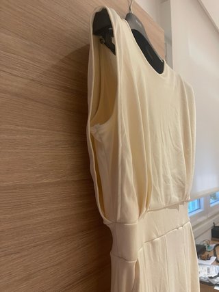 Mono elegante beige/blanco