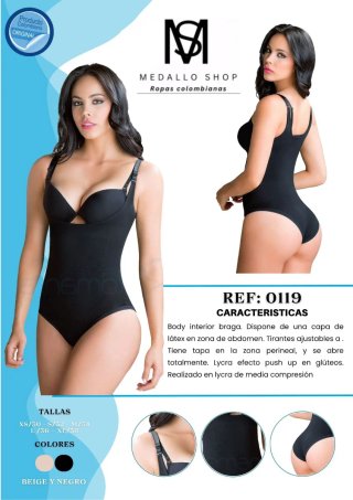 Faja Colombiana Medallo Shop Beige