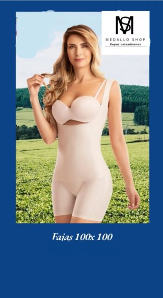 Faja Colombiana Medallo Shop Beige