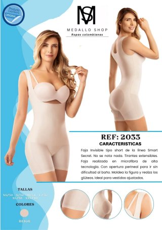 Faja Colombiana Medallo Shop Beige