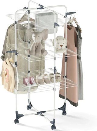 Tendedero Plegable con Ruedas