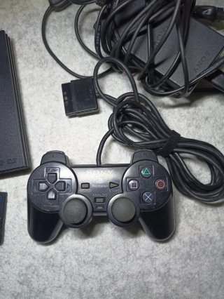 PlayStation 2 Slim Nera Completa