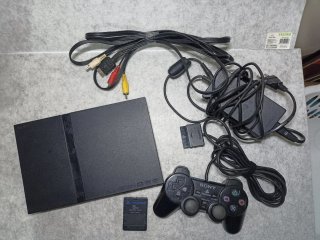 PlayStation 2 Slim Nera Completa