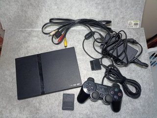 PlayStation 2 Slim Nera Completa
