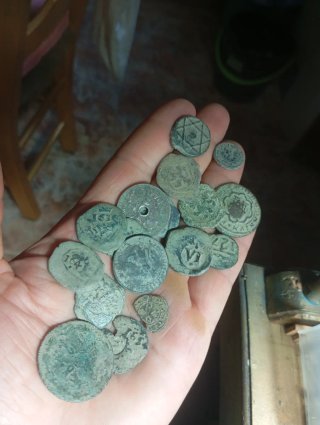 Lote monedas antiguas