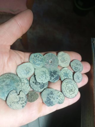 Lote monedas antiguas
