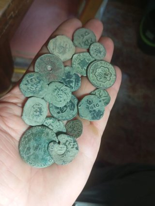 Lote monedas antiguas