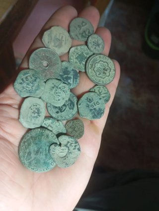 Lote monedas antiguas
