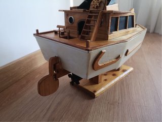Maqueta Yate de Madera