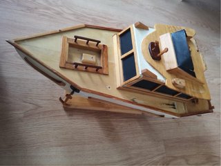 Maqueta Yate de Madera