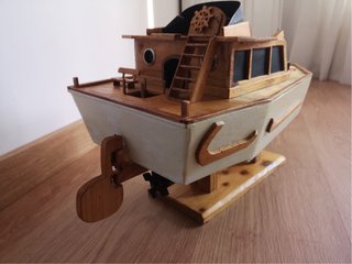 Maqueta Yate de Madera