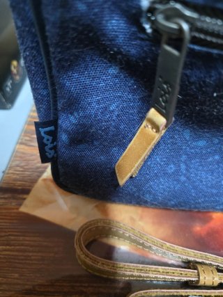 Bolso Lois azul y marrón