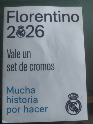 Álbum y cromos Florentino 2026