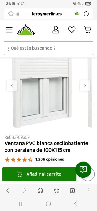Ventanas PVC con persiana