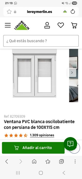 Ventanas PVC con persiana