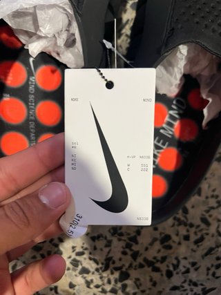 Chanclas Nike Negro Tallan 45 pero son un 47,5