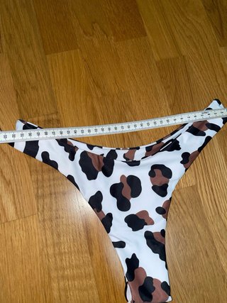 Braga bikini brasileña estampado vaca T.S