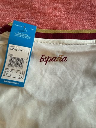 Camiseta Adidas España 2026 Crop Top Mujer Talla M