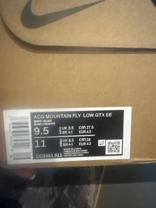 Zapatillas Nike Fly low GTX SE N43