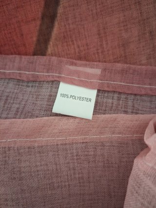 4 Cortinas Poliéster Morado y Rosado 1'30x2'40