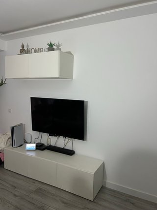 Mueble de salón blanco , y mueble ñara colgar