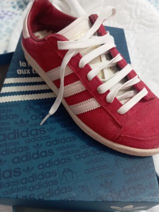 Zapatillas Adidas Rojas y Blancas