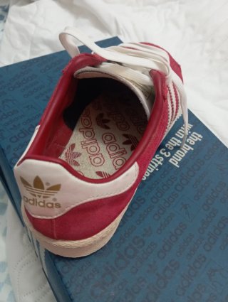 Zapatillas Adidas Rojas y Blancas