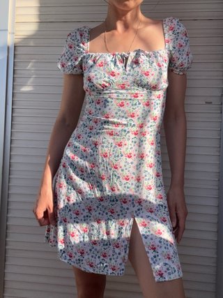 Vestido Verano Floral Milkmaid Tajo S