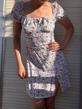 Vestido Verano Floral Milkmaid Tajo S